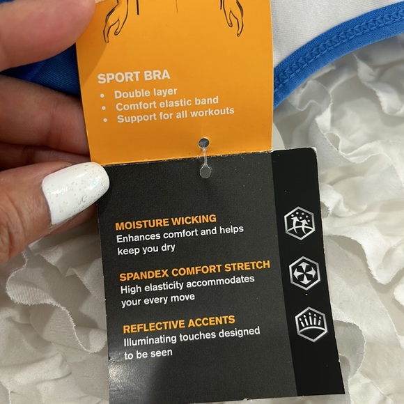 AVÍA • Blue Sports Bra • Size M (8-10) - Picture 9 of 9